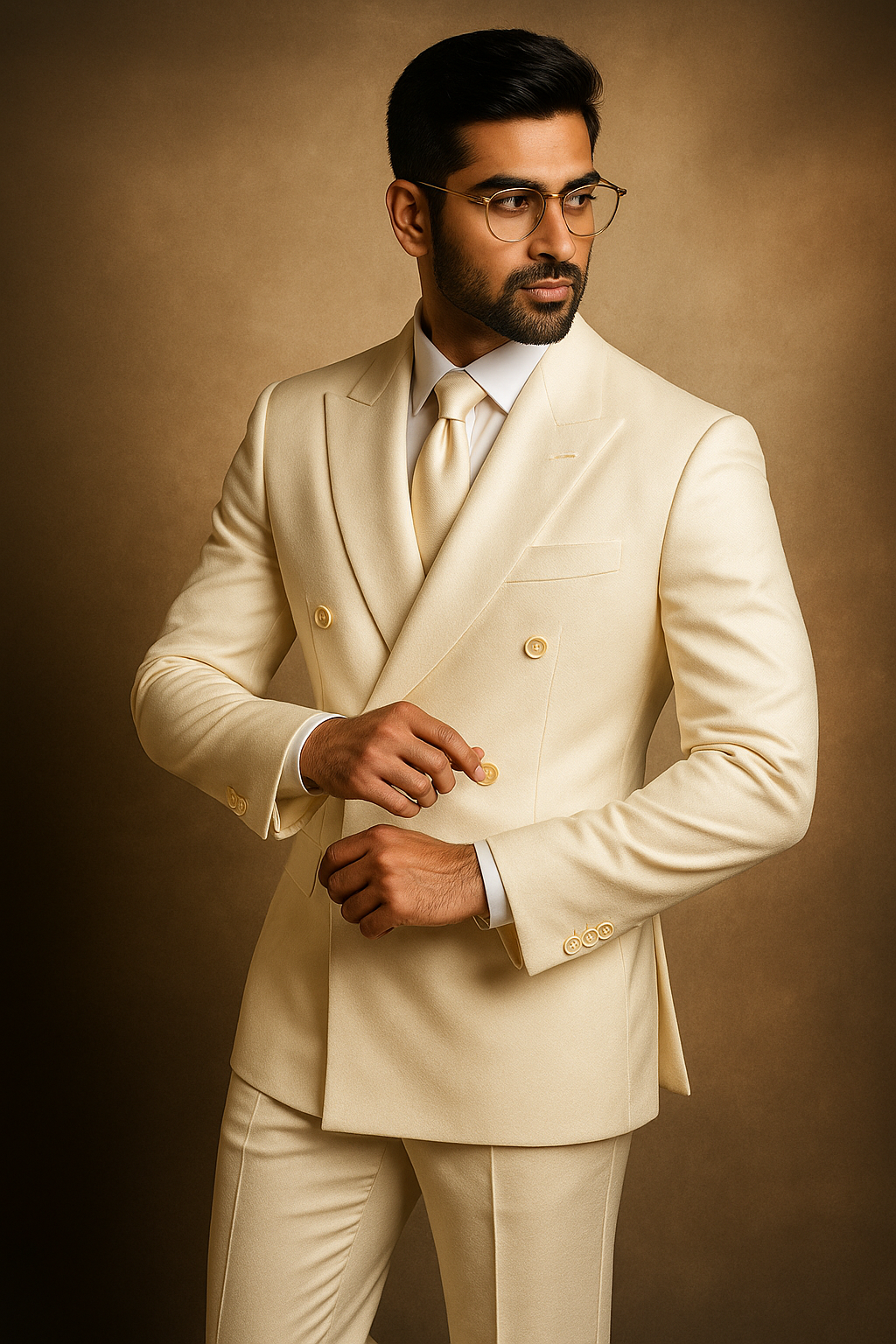 Imperial Ivory Tailored Suit