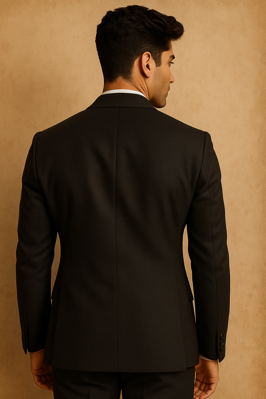 Royal Charcoal Double-Breasted Suit