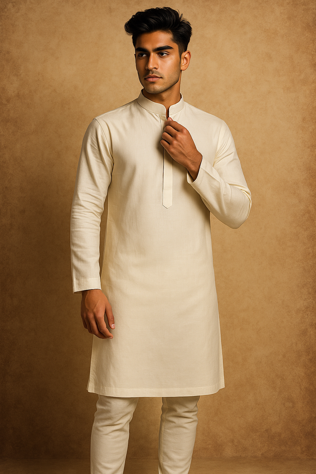 Regal Ivory Kurta Pajama Set